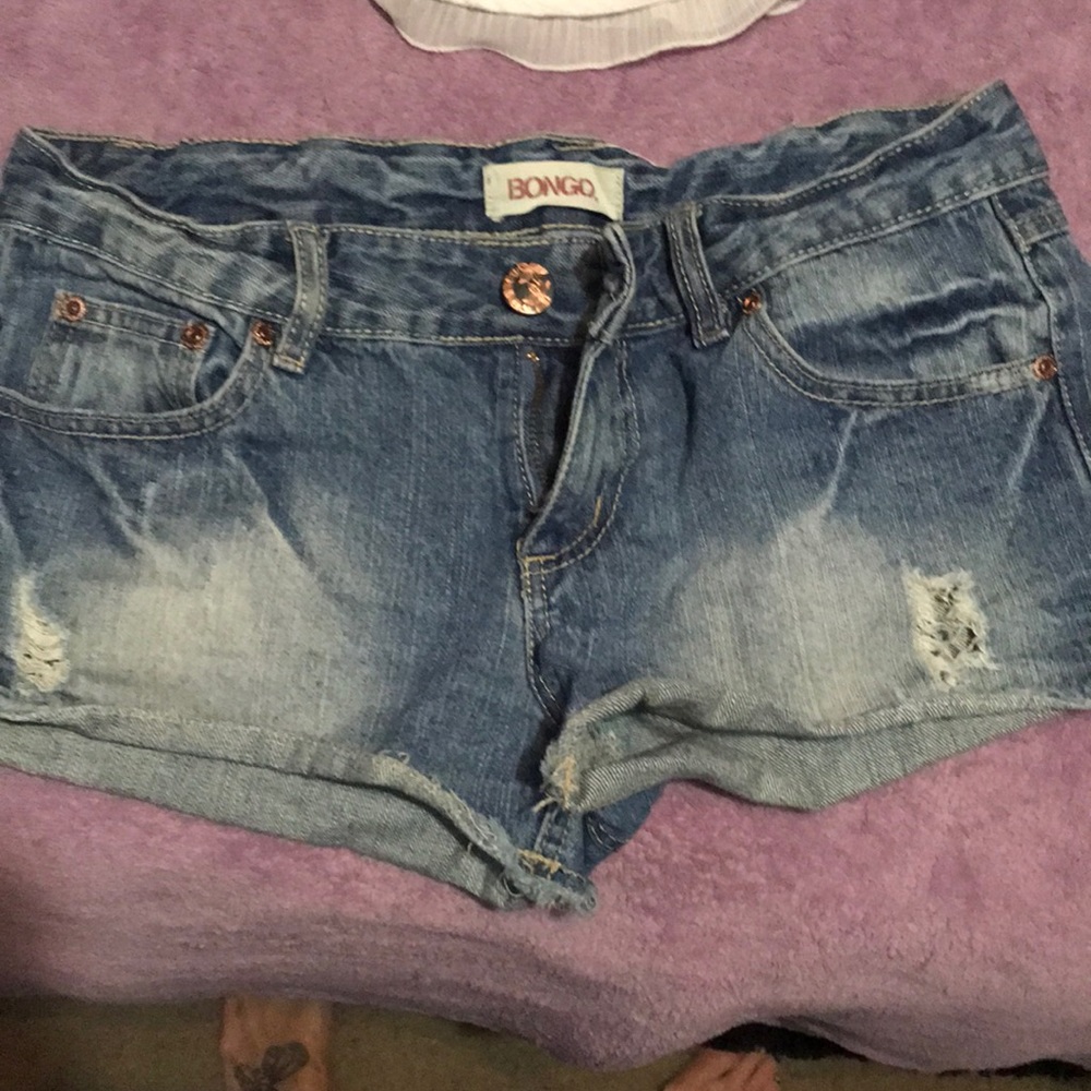 Bongo distressed shorts